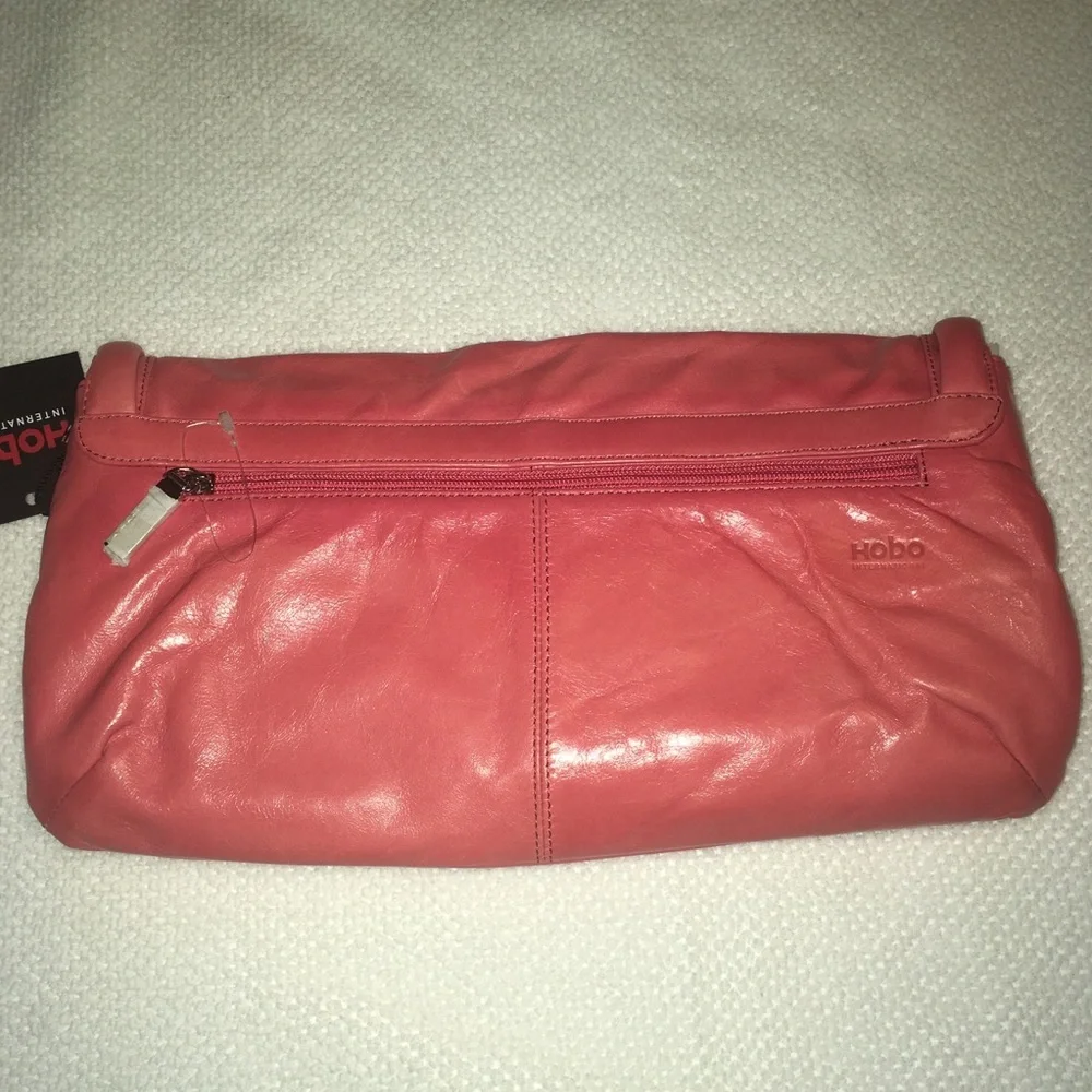 NWT Hobo International Clutch handbag Salmon purse